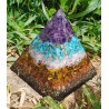 PIRÁMIDE GRANDE DE ORGONITE: 7 Chakras
